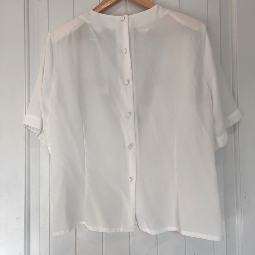 Vintage Nicola top Black/White - Picture 2 of 6